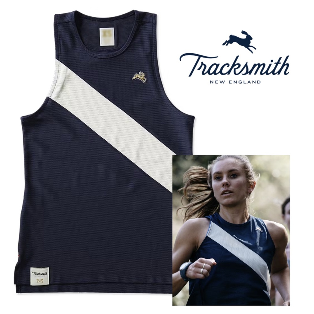 Tracksmith Women’s Van Cortlandt Tank Top ~ EUC